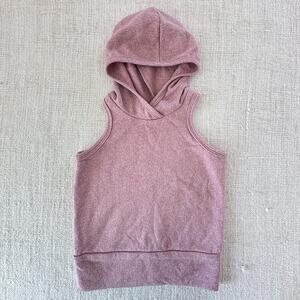 Little Wedgies purple sleeveless hoodie VGUC 2T